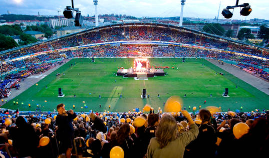 Fotboll, ungdom, Gothia Cup, Invigning