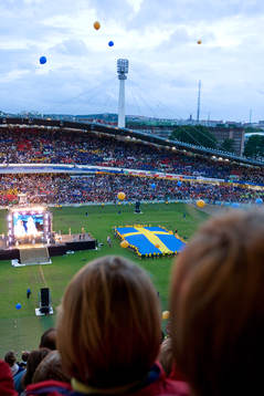 Fotboll, ungdom, Gothia Cup, Invigning
