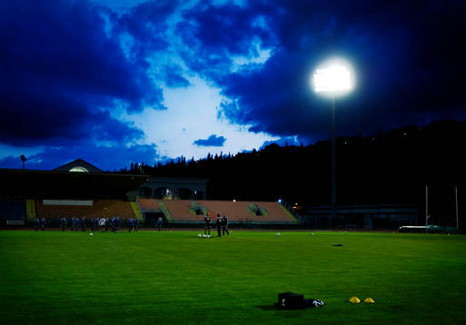 IFK Göteborg tränar på Stadio Olimpico i San Marino