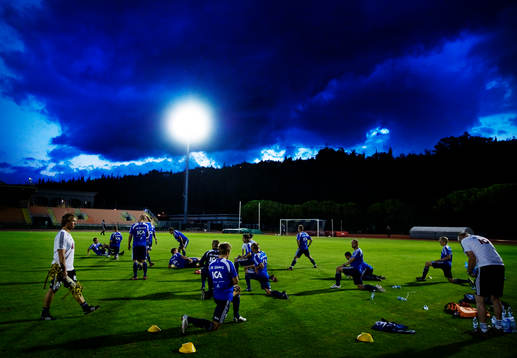 Göteborg tränar på Stadio Olimpico i San Marino