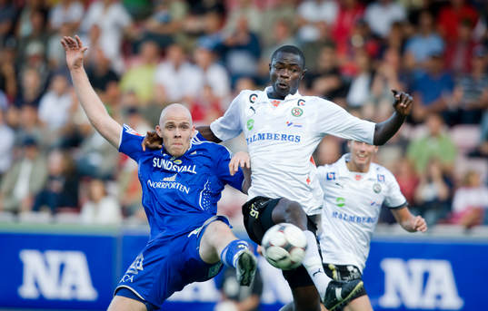 Hannes Sigurdsson, Sundsvall, och Bertin Samuel Zé Ndille,