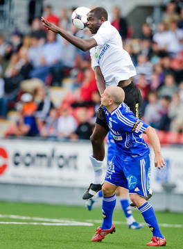 Bertin Samuel Zé Ndille, Örebro, och Johan Patriksson,