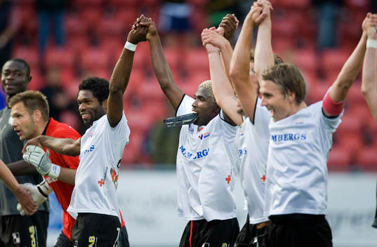 John Alvbåge, målvakt, Samuel Wowoah, Eric Magloire