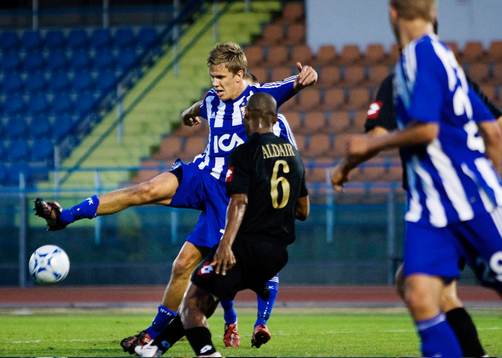 Pontus Wernbloom, Göteborg, trixar med bollen
