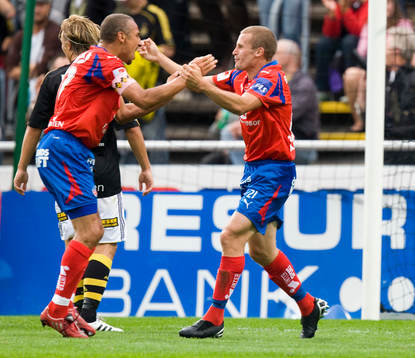 1-1, Christoffer Andersson grattas av Henrik Larsson
