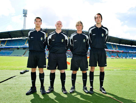 Fotboll, Gothia Cup, Final, domare, Domarteam Pontus
