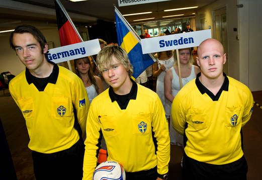 Fotboll, Gothia Cup, Final, domare, Domarteam Pontus