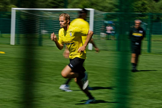 Olof Mellberg joggar