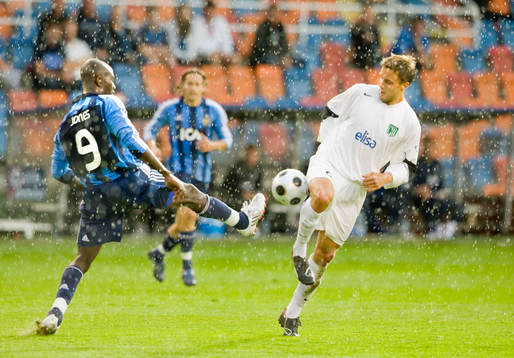 Jones Kusi Asare, Djurgården, och Martin Vunk, Flora