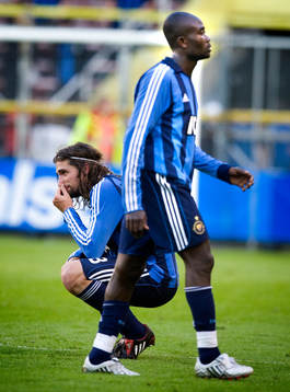 Jan Tauer, och Jones Kusi Asare, Djurgården, depp