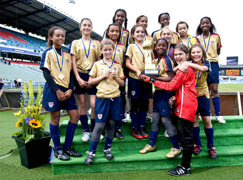 Finaler, segrare, pokal, lagbild