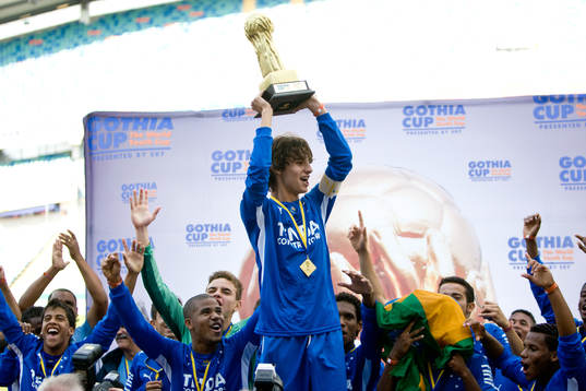 P16, Cruzeiro EC - Karlslunds IF: Jubel, Cruzeiro vinnare,