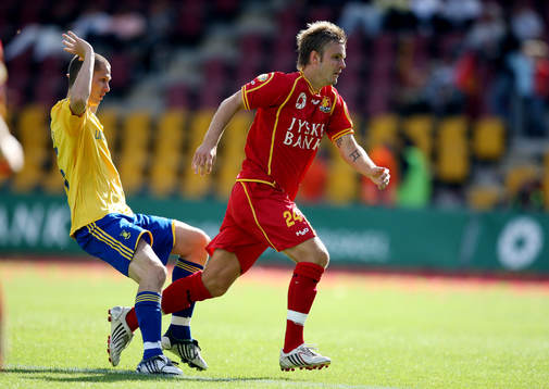 De förra lagkamraterna i IFK Hässleholm Jon Jönsson,