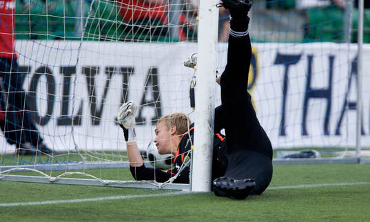 Andreas Lindberg, Målvakt Sundsvall släpper in 0-1