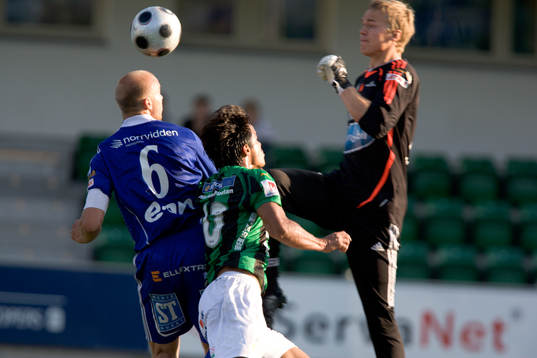 Andreas Lindberg, Målvakt Sundsvall och Stefan Ålander,