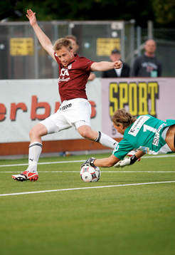 Mattias Gravem, Qviding i ett målförsök i andra halvlek