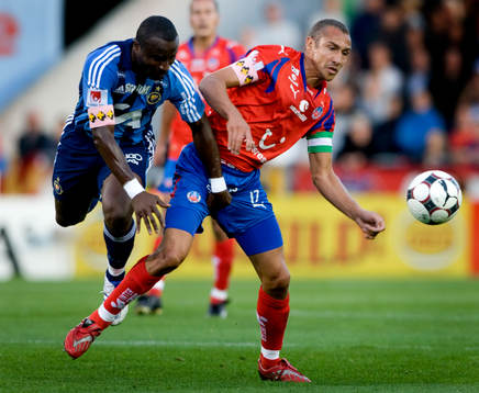 Henrik Larsson, Helsingborg och Prince Ikpe Ekong,