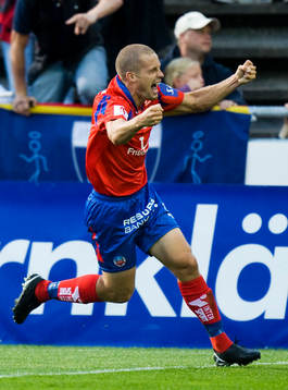1-0 Christoffer Andersson. Jubel