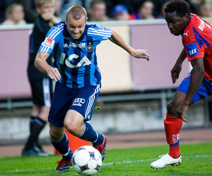 Mattias Jonson och Adama Tamboura