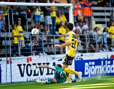 Emir Bajrami, Elfsborg, gör 1-0