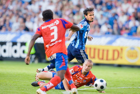 Enrico Cardoso Nazaré, Djurgården, tar sig inte fram till