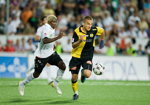 Eric Magloire Bassombeng, Örebro, och Petter Andersson,