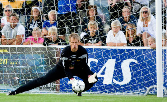 Mattias Asper, målvakt, blev matchens lirare