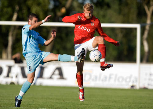 Mikael Eklund, skadad och Ivicka Carvalho