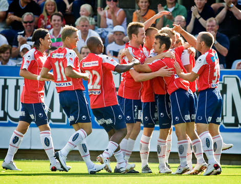 1-0 till Örgryte genom Tommy von Brömsen. Jubel