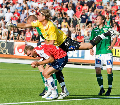 Marcus Allbäck, Örgryte. Alexander Nadj, Fredrik