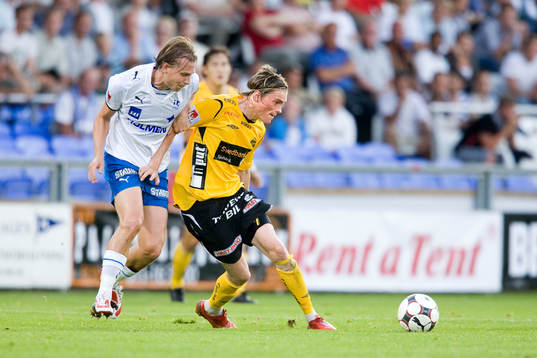 Richard Spong, IFK Norrköping, och Lars Nilsson, Elfsborg