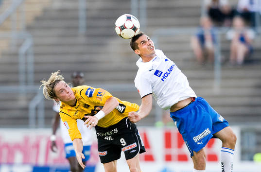 Lars Nilsson, Elfsborg, och Felix Magro, IFK Norrköping