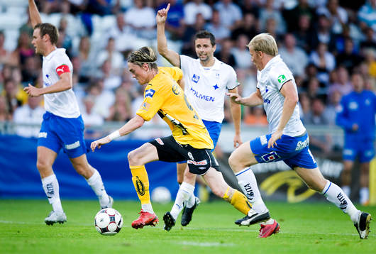 Lars Nilsson, Elfsborg, rycker ifrån IFK Norrköpings