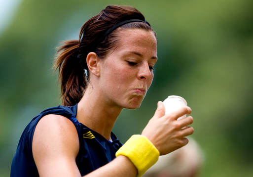 Lotta Schelin i träning