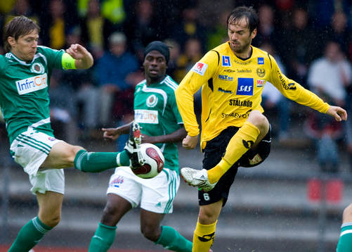 Daniel Johansson, Väsby och Sasa Zimonjic, Mjällby