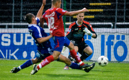 Sundsvalls målvakt Andreas Lindberg, Sundsvall