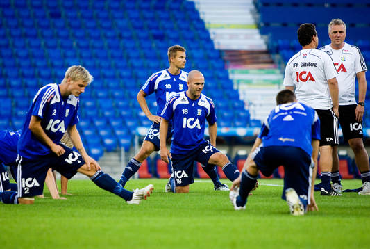 Niclas Alexandersson och Jonas Wallerstedt. Stretch