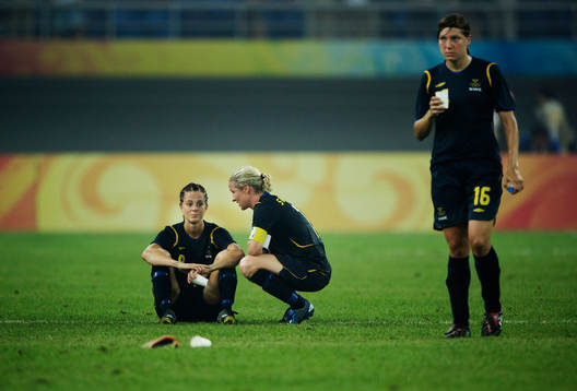 Lotta Schelin, Victoria Svensson och Linda Forsberg, Sverige
