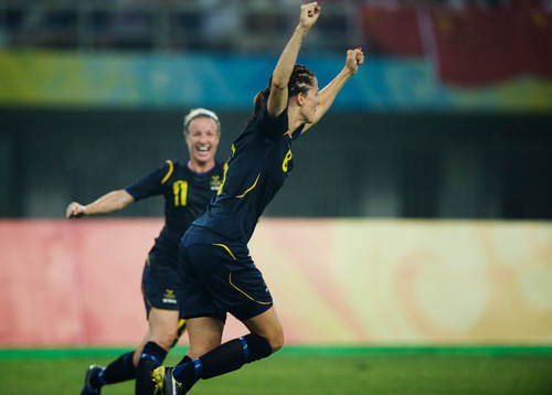 Lotta Schelin jubel