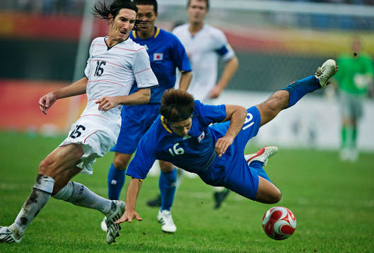 Sacha Kljestan, USA, och Takuya Honda, Japan