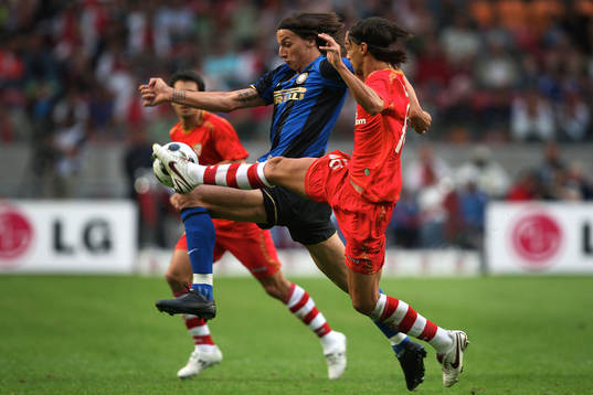 Fotboll, Amsterdam Tournament, Inter - Sevilla