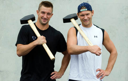 David Engblom och Dick Tärnström, AIK