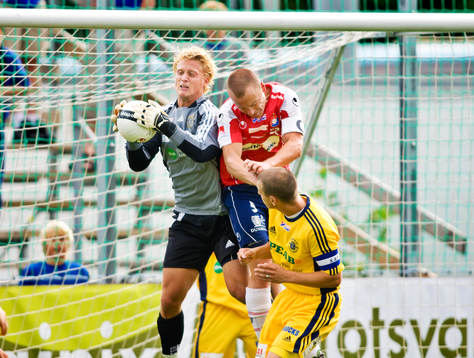 Jacob Augustsson, Pär Hansson, målvakt Ängelholm. Anders