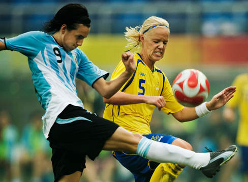 Maria Potassa, Argentina, är före Caroline Seger,