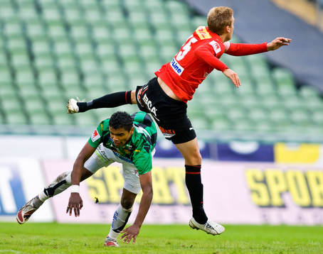 Wanderson do Carmo, GAIS. Marcus Sahlman, målvakt,