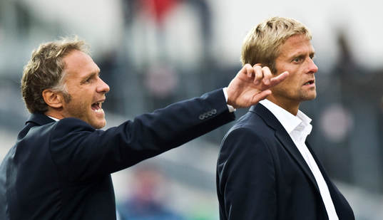 Paul Lindholm, assisterande tränare och Siggi Jonsson,