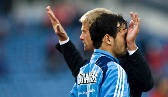 Siggi Jonsson, tränare och Enrico Cardoso Nazaré