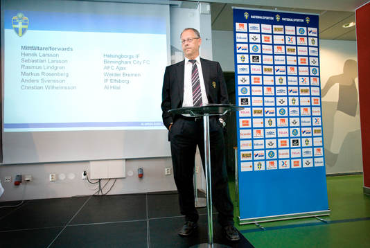 Fotboll, Presskonferens med Svenska fotbollförbundet på