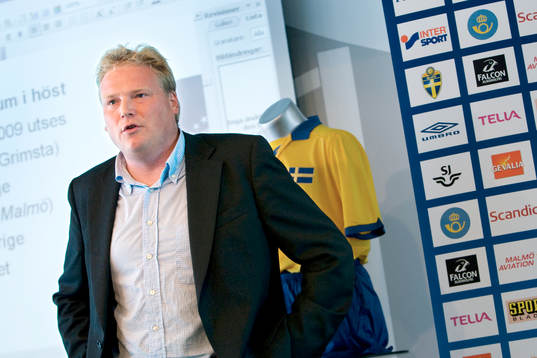 Fotboll, Presskonferens med Svenska fotbollförbundet på