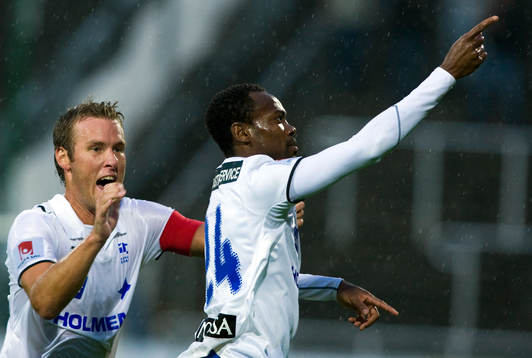 Mikael Roth, och Kevin Amuneke,Norrköping